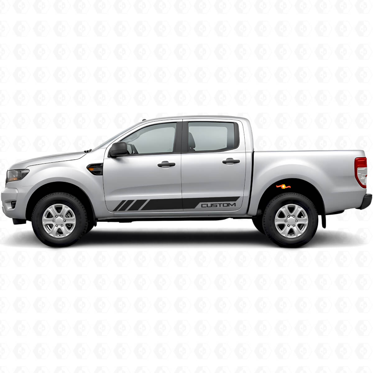 Kit di Adesivi in Vinile a Strisce Laterali Personalizzate da Corsa per Musclecar Ranger T6