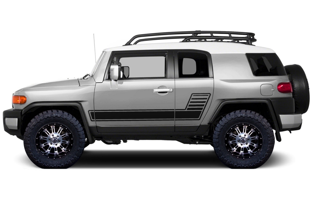 Strisce Accentate Adesivo Laterale in Vinile per Toyota FJ Cruiser