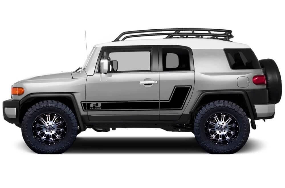 Kit Adesivi Strisce Laterali Personalizzate per Toyota FJ Cruiser 2007-2014