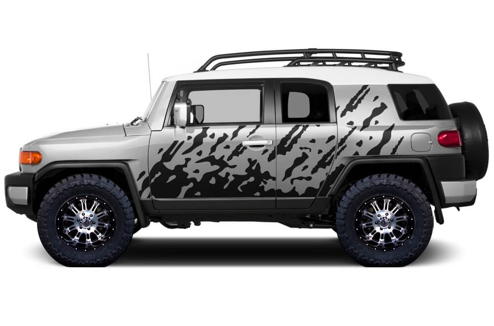 Kit Adesivi in Vinile Laterali Antischizzi per Toyota FJ Cruiser 2007-2014