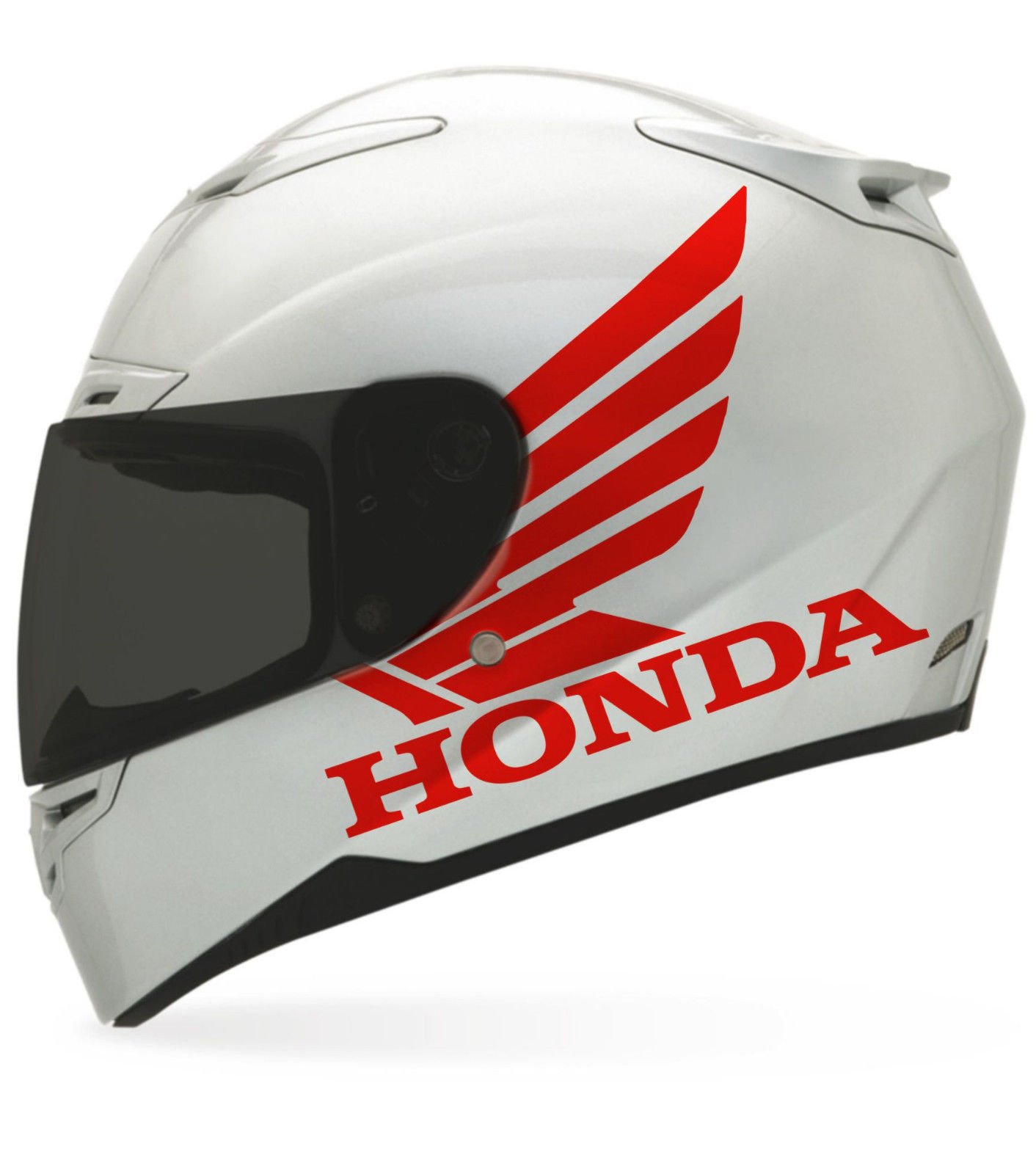 2 adesivi Honda per decalcomania casco parti moto dot shoel arai bell