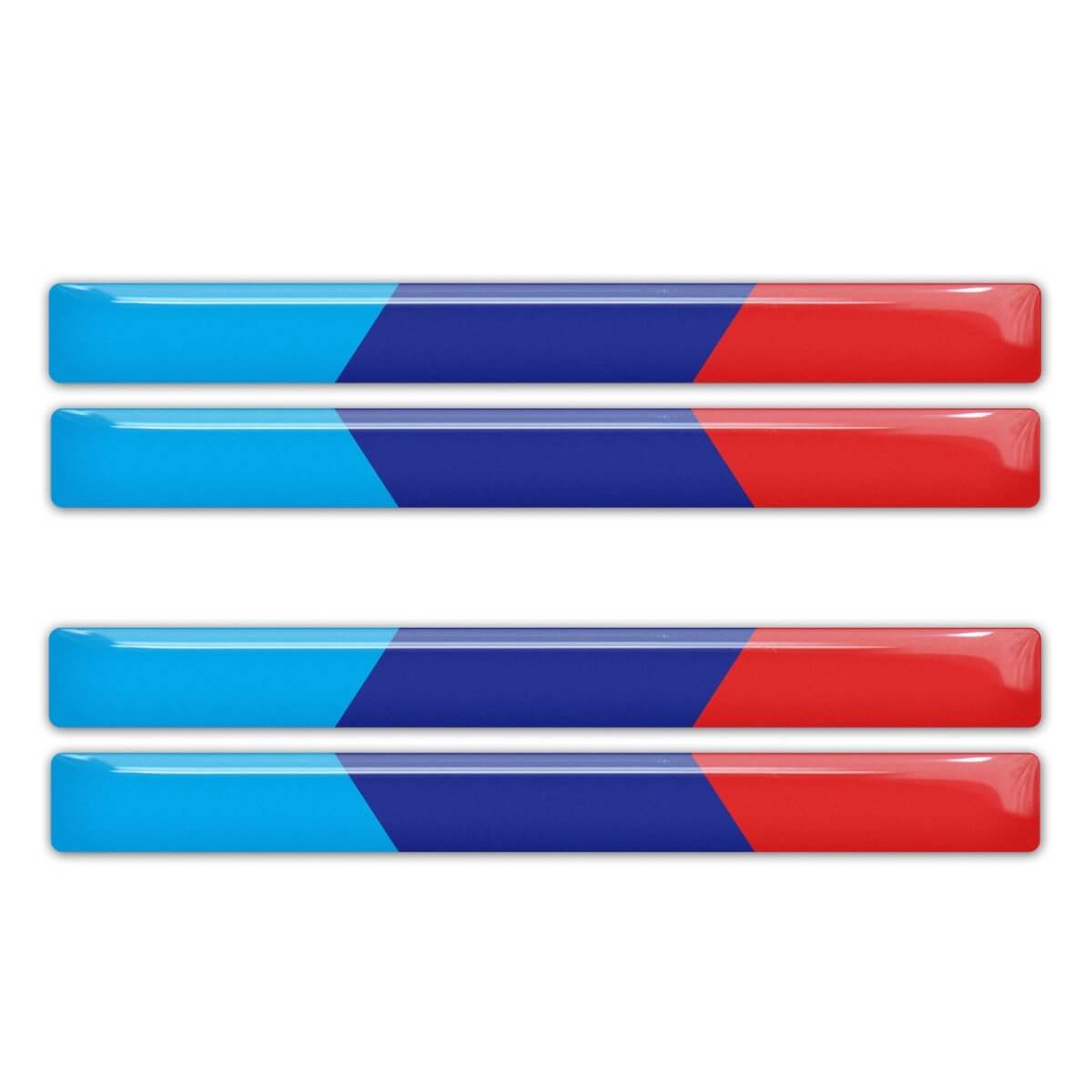 Set Adesivi Vinilici 3D Bombati in Colore Performance Stile BMW M