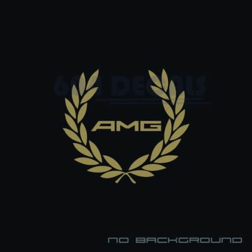 Adesivo decalcomania AMG Racing Wreath logo C300 Mercedes Benz 4matic S63 C63S coppia
