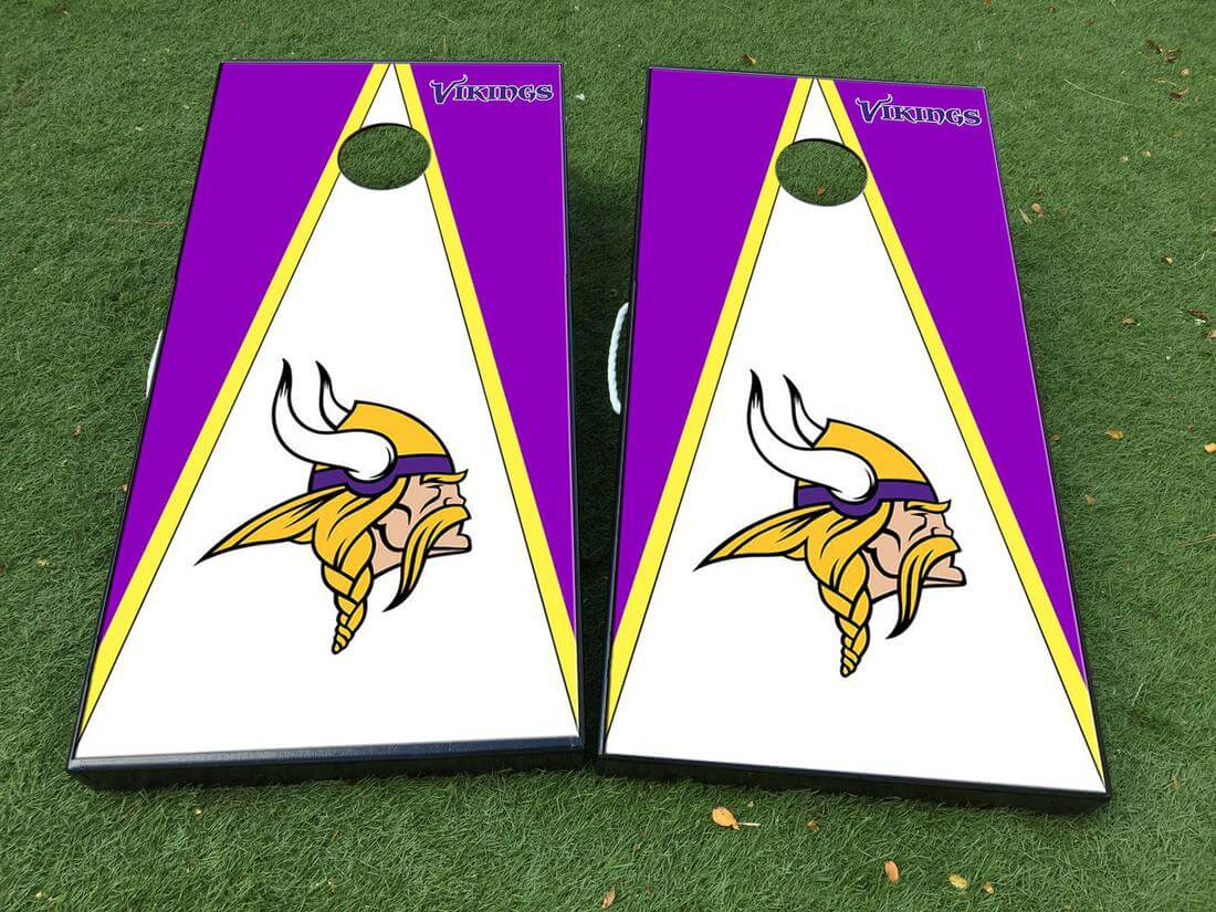 Set Adesivi in Vinile per Tavola Cornhole Stile Vichingo
