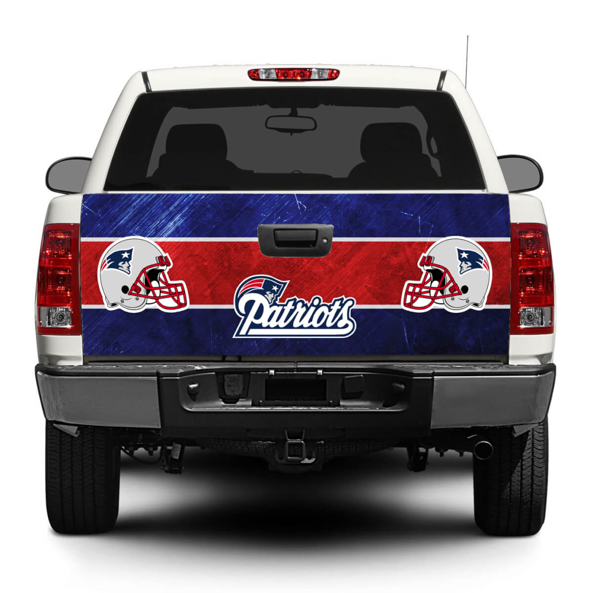 New England Patriots Football Portellone posteriore Decal Sticker Wrap Pick-up Truck SUV Car