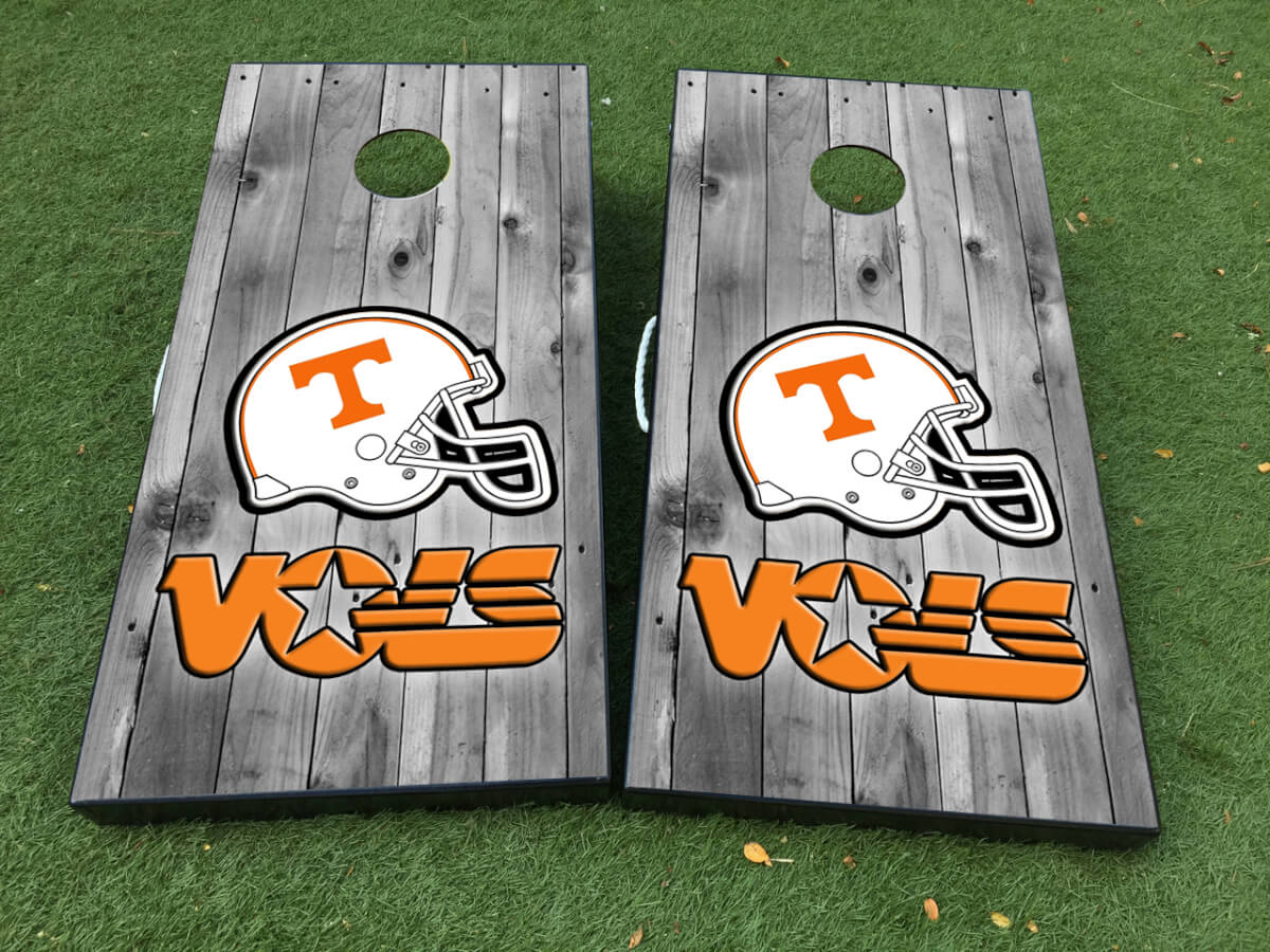 Adesivi in Vinile per Copertura Tabellone Cornhole Casco da Football Tennessee Vols