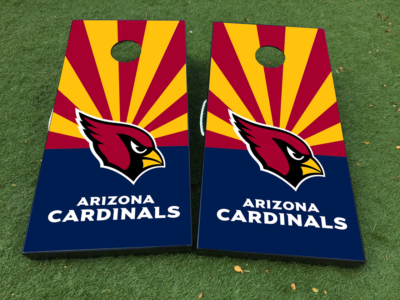 Arizona Cardinals NFL Cornhole Board Game Decal Vinyl Waps con laminato
