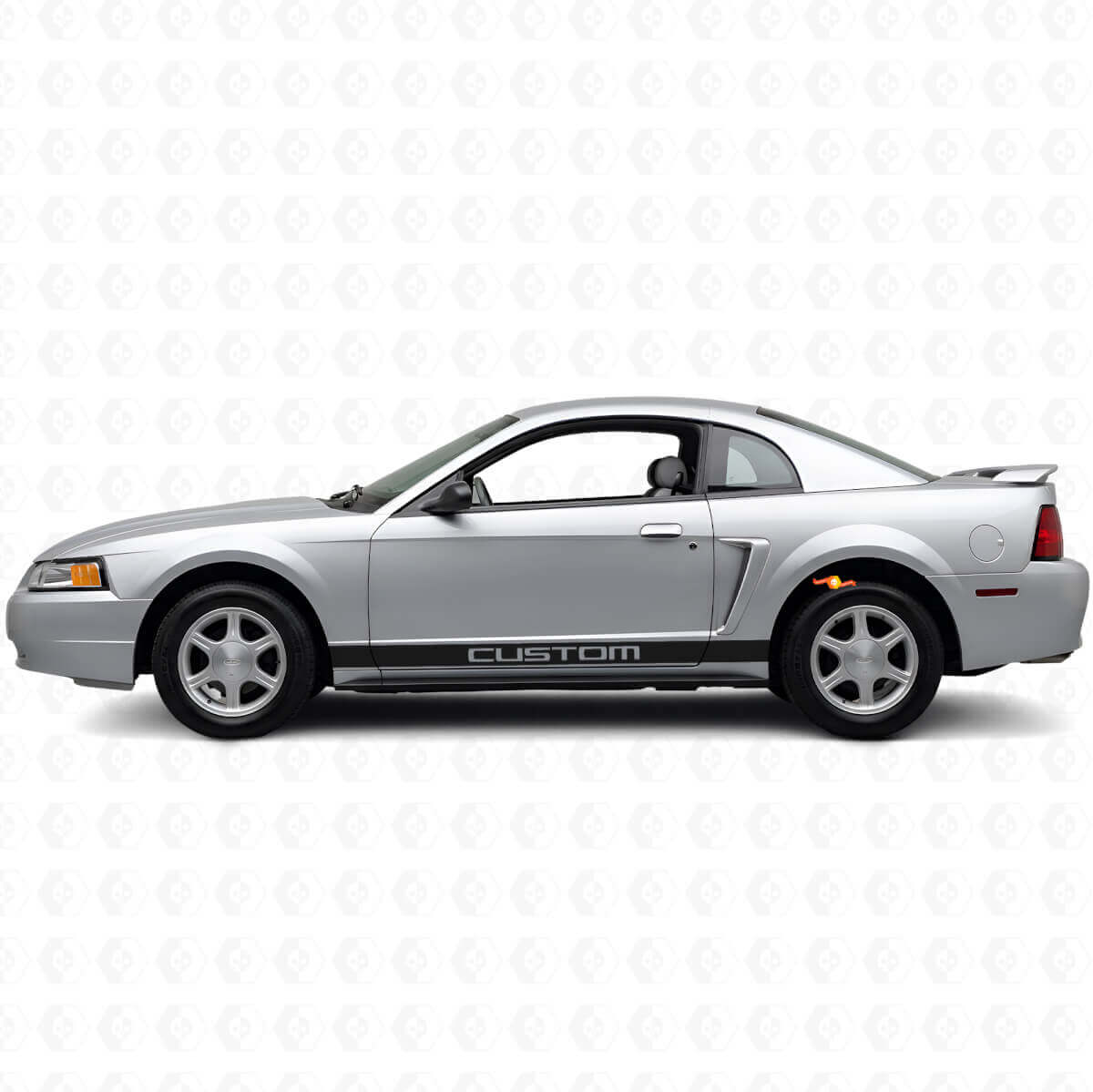 Kit di decalcomanie in vinile personalizzate per fascia sottoporta per Musclecar Mustang 1994-2004