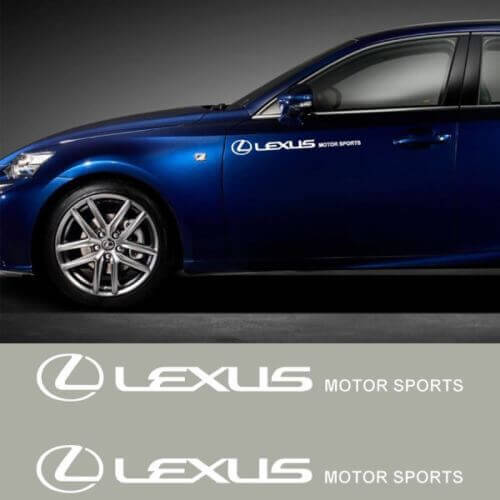 Adesivo in Vinile per Porta Laterale Lexus Motor Sports per Auto Lexus