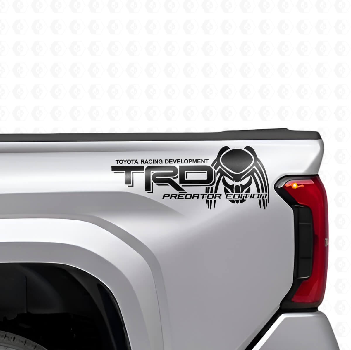 Kit Adesivi in Vinile per Piano Cassone TRD Predator Edition per Camion Toyota