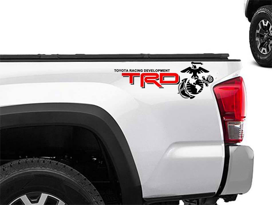 Adesivo in vinile per fiancata TRD USMC Edition per Toyota Tacoma