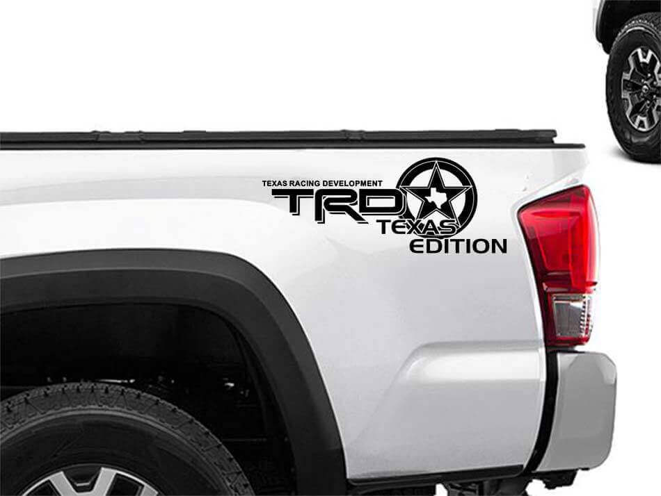 Kit Adesivi Laterali TRD Texas Edition per Camion Toyota