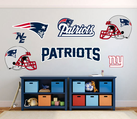 New England Patriots National Football Football League (NFL) Ventilatore per veicoli da parete Taccuino ecc. Adesivi Decalcomanie