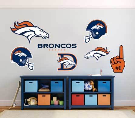 Denver Broncos professionale American Football Football Football National Football League (NFL) Ventilatore per veicoli per veicoli Notebook ecc. Adesivi per decalcomanie