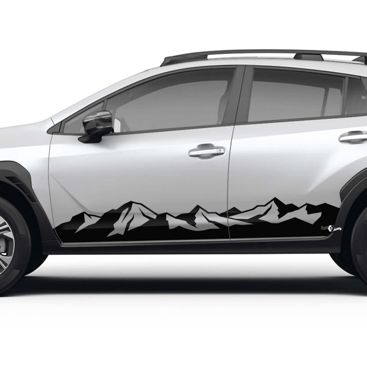 Kit di decalcomanie in vinile per battitacco Mountain Style per Subaru Crosstrek