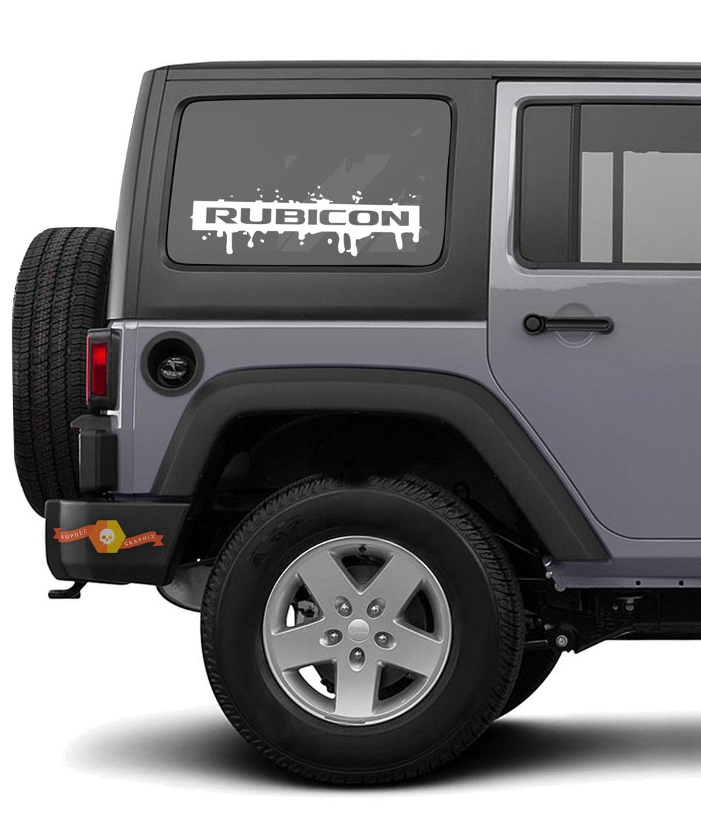 Jeep Renegade Side Splash Splatter Logo Graphic Vinyl Decal