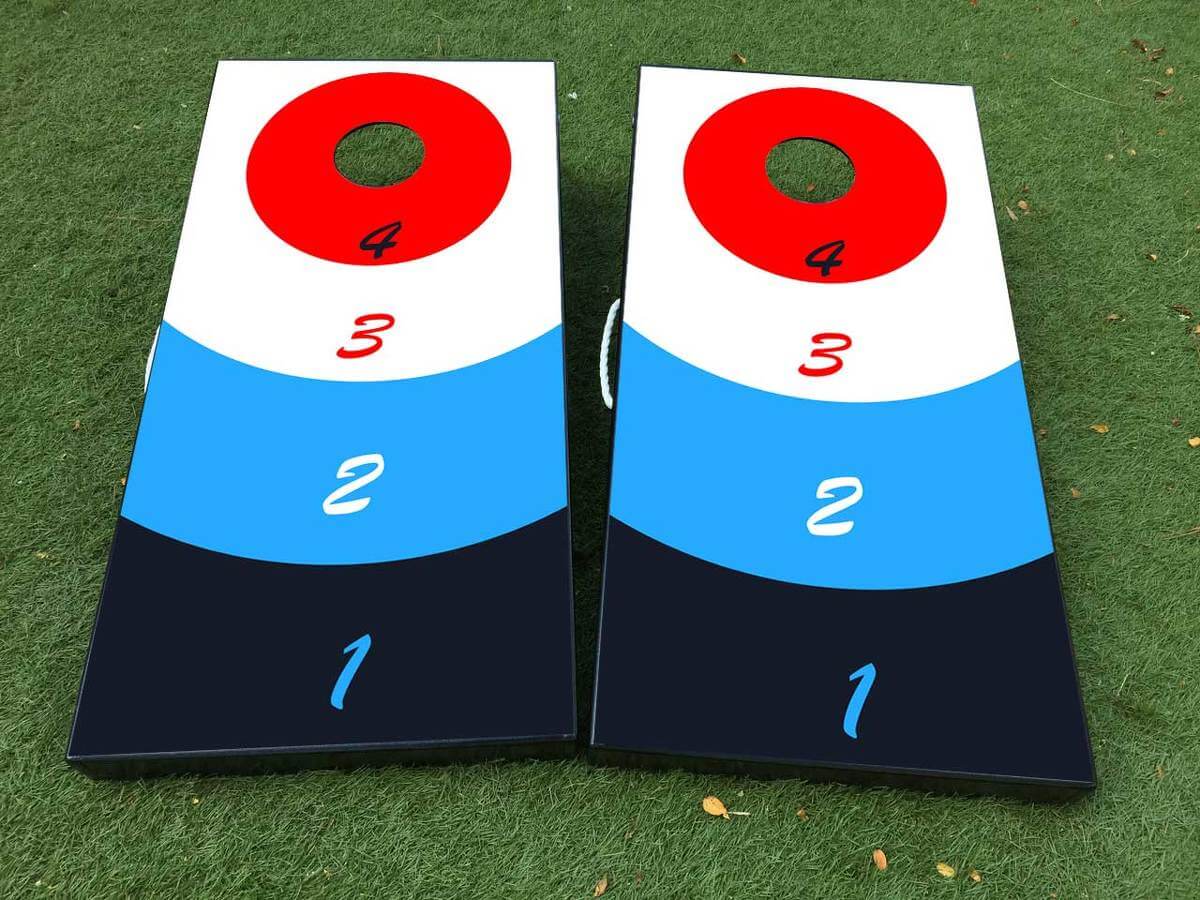 Set di Adesivi in Vinile per Gioco Beer Pong Cornhole