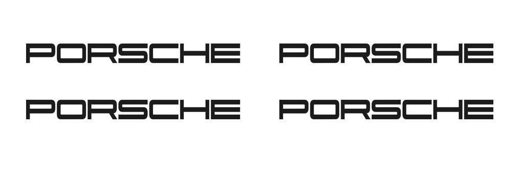 4 Porsche Maniglia per porta per Cayenne Panamera Boxter 911 Emblemi Decalcomanie Adesivi