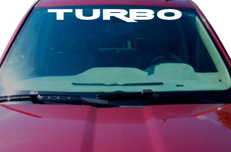 Adesivo Turbo Sticker Adesivo Decalcomania Lettering Taglio Car Caricabatterie caricata
