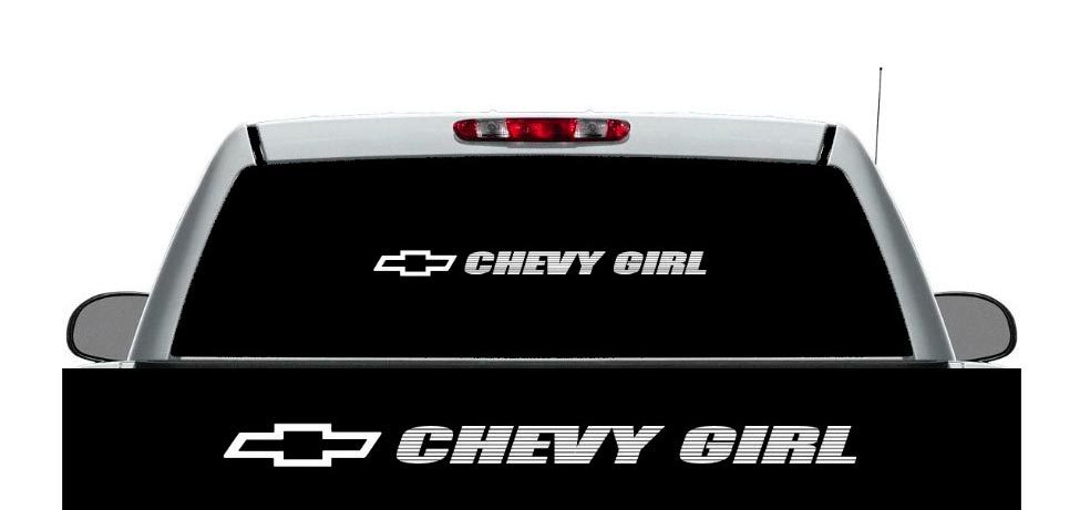 Chevrolet Chevy Girl Banner Banner Truck 4x4 Decal adesivo