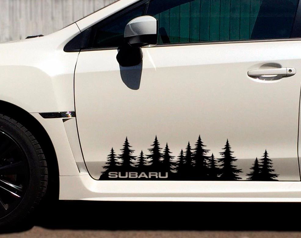 Subaru albero personalizzato foresta Vinyl Decal Sticker Graphic WRX STI Forester