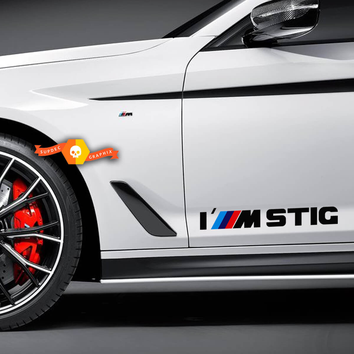 Grafica adesiva per decalcomanie BMW I M STIG M Power Performance
