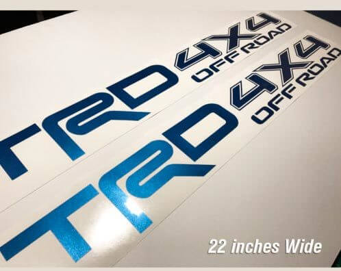 Adesivo in Vinile Stile Fuoristrada TRD 4x4 per Toyota Tacoma Tundra