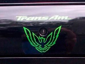 Set Adesivi Serratura Baule per Pontiac Firebird Trans Am WS6