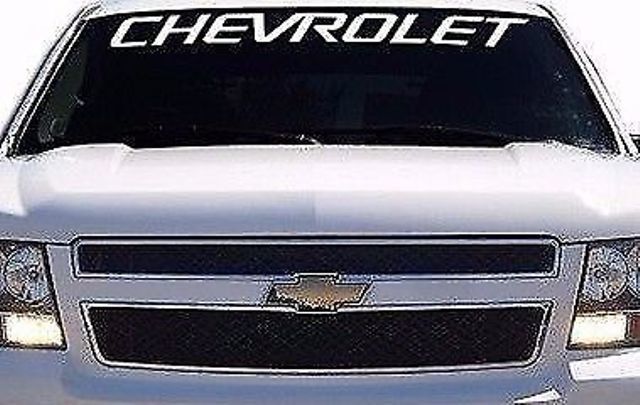 Chevrolet Silverado 1500 camion white white white sticker logo decalcomania vinile grafica