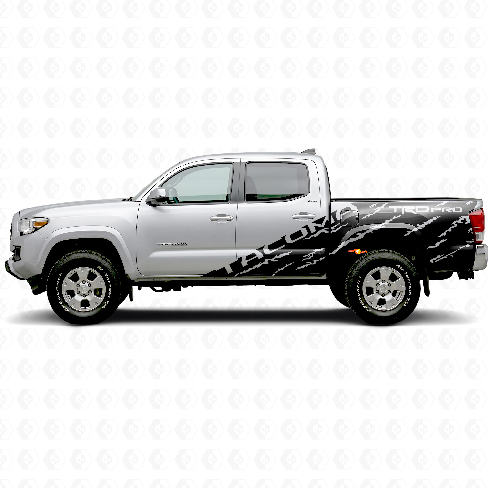 Adesivo in vinile Torn Splash laterale cabina per fiancata Tacoma TRD Pro per Toyota Tacoma 2016-2020