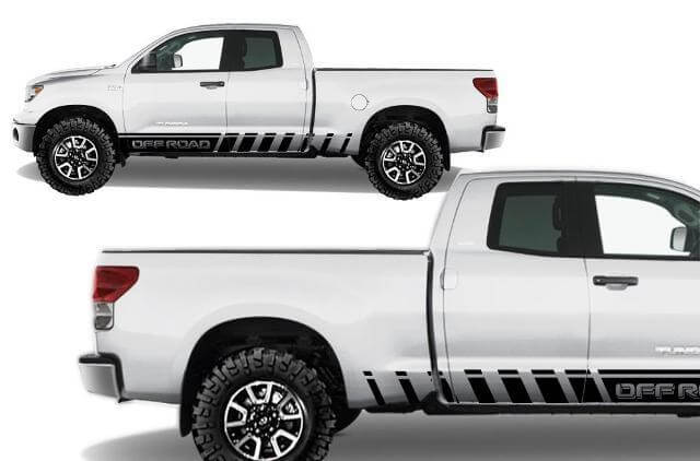 Adesivo in Vinile Strisce Laterali Off Road per Toyota Tundra 2007-2013