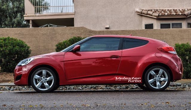 2 adesivi per decalcomanie con simbolo Hyundai Performance Veloster Turbo a più colori