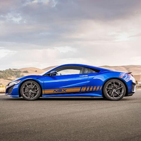 2x grafica a colori multipli Acura NSX simbolo auto da corsa adesivo decalcomania in vinile