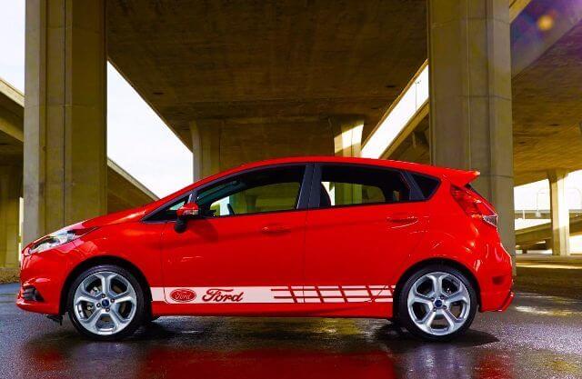 Adesivo per decalcomanie da corsa per auto Fiesta / Focus / Fusion con grafica a più colori