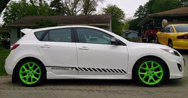 Racing Graphic Stripe Car Side Vinyl Decal Sticker per Mazdaspeed 3 2007 - 2013