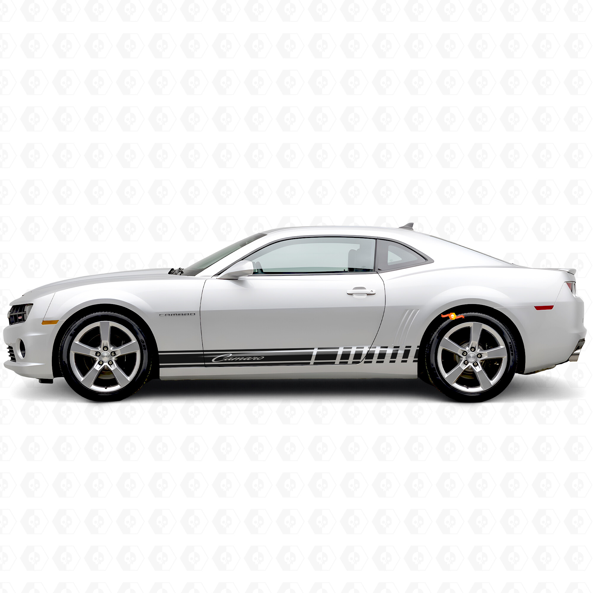 Strisce da corsa con scritta Camaro Adesivo laterale in vinile per Chevrolet Camaro
