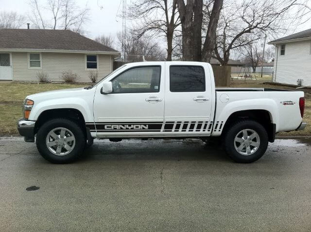 2X Striscia grafica a più colori Canyon Symbol Car Racing Adesivo per decalcomanie in vinile