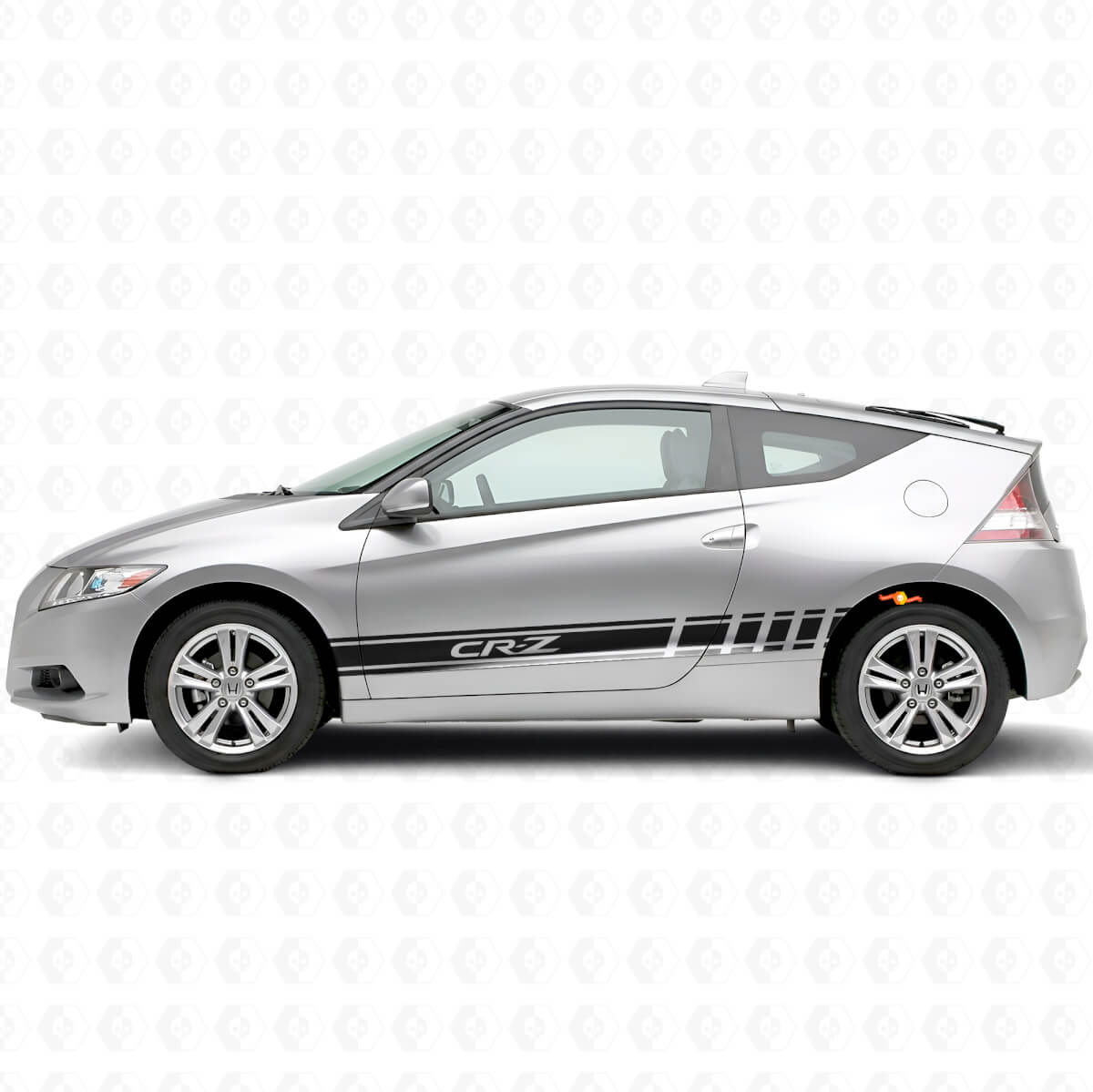 Adesivo in Vinile Decorativo a Strisce Accento Logo CR-Z Laterale per Honda CR-Z