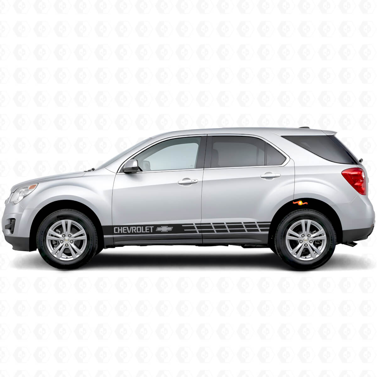 Adesivo in Vinile a Strisce con Logo Chevy Laterale per Chevrolet Equinox