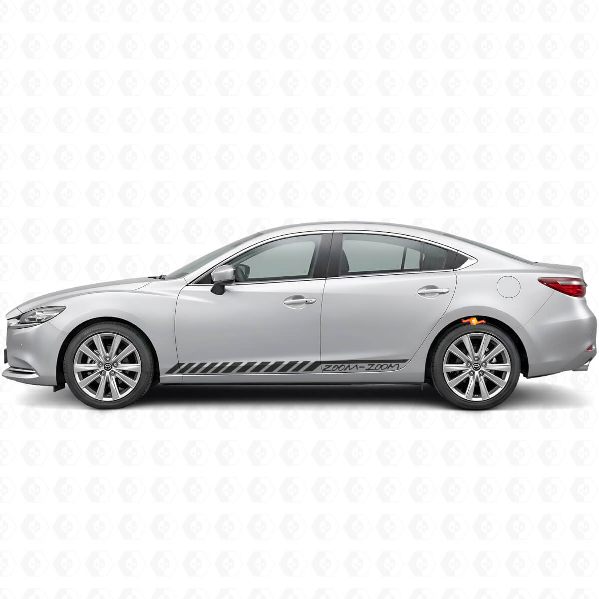 Adesivo in vinile strisce lampeggianti Zoom-Zoom per fianco Mazda Mazda6