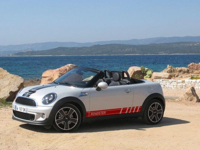 2 strisce grafiche a più colori, simbolo Roadster, auto da corsa, decalcomania in vinile