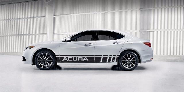 Set di Adesivi in Vinile con Strisce Laterali Racing per Acura ILX TLX RLX