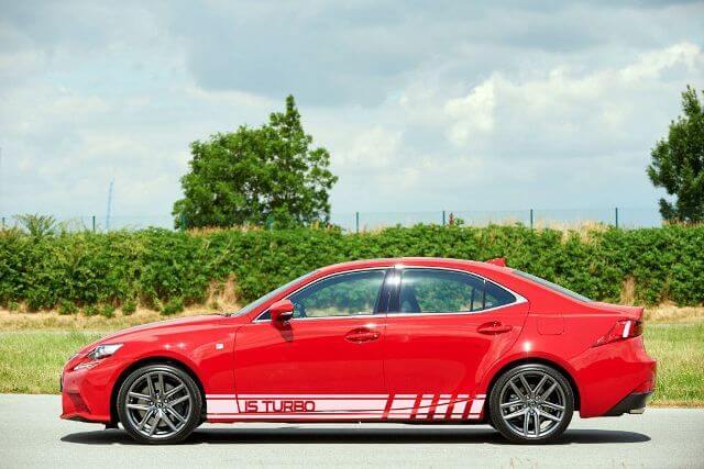 2X Grafica a più colori IS Turbo Symbol Sport Car Racing Adesivo per decalcomanie in vinile