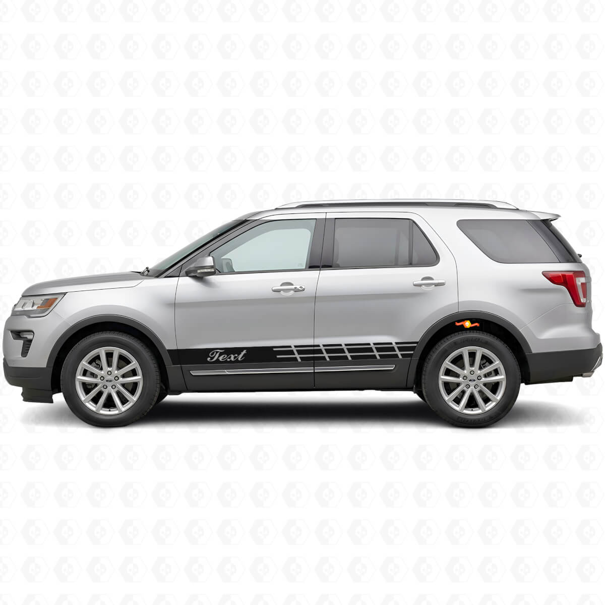 Kit adesivi vinile personalizzati strisce laterali racing per Musclecar Explorer Expedition