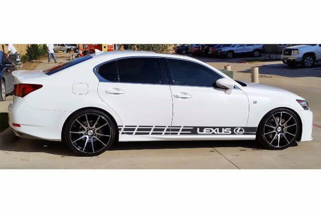 Grafica a più colori GS 350 F/GS 450h/GS 450h F Car Racing Decal Sticker