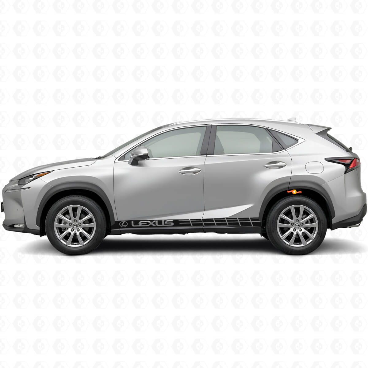 Kit Adesivi in Vinile Strisce Laterali Racing per Lexus NX 200t NX 300h
