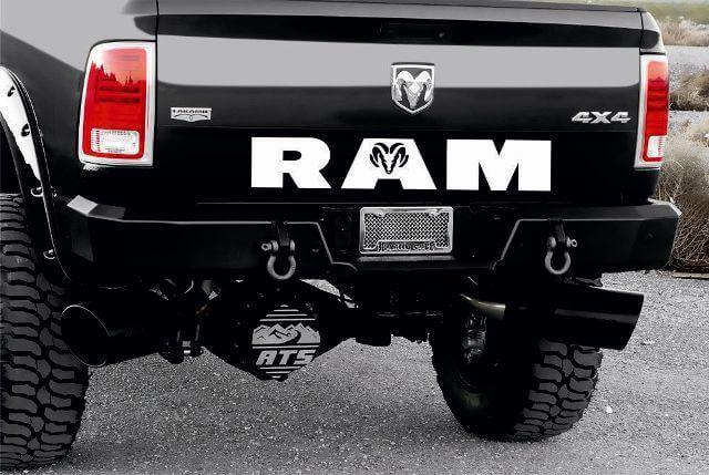 Adesivo in vinile grafico posteriore HEMI per Dodge Ram 1500 2500 3500