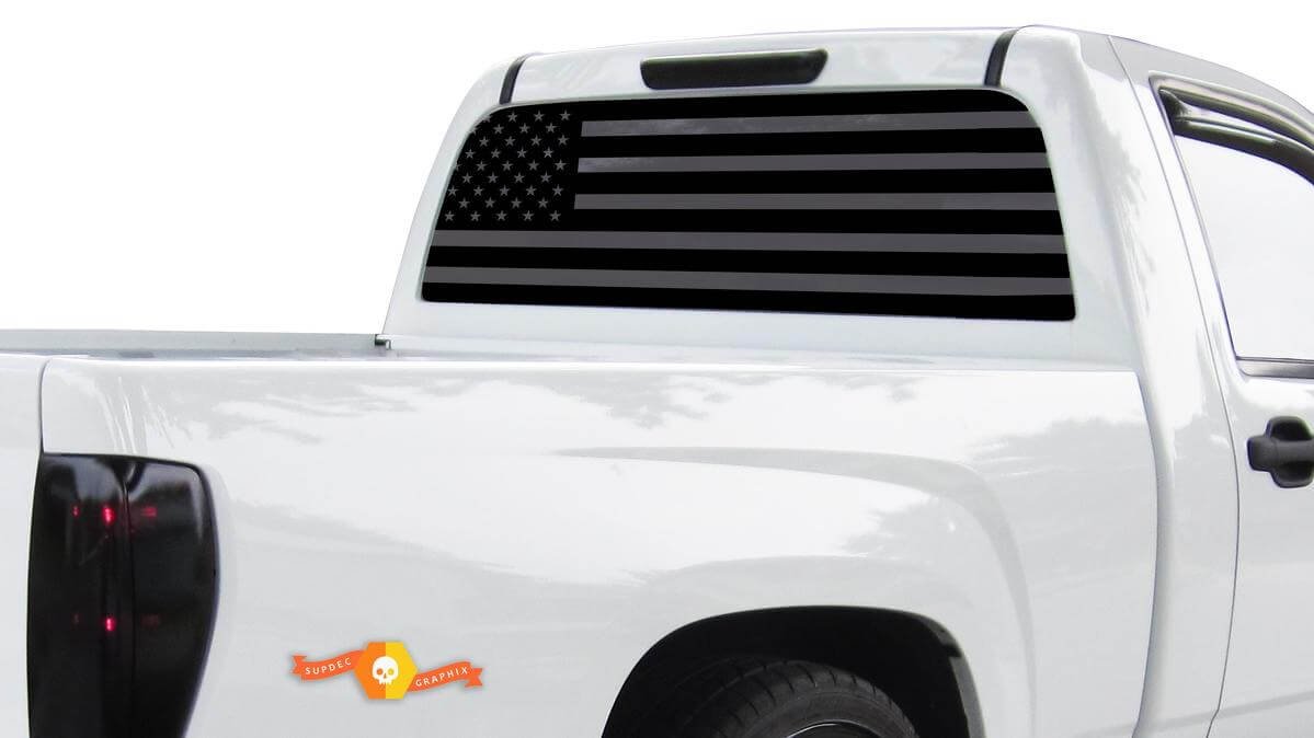 Banner bandiera americana per Chevy S10 94-04 - Decalcomanie adesive in vinile Wrap Sonoma V8
