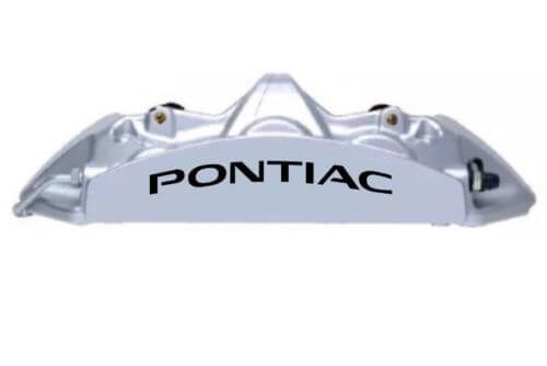 Set di Adesivi in Vinile Alta Temperatura per Pinza Freno Curva Pontiac per Pontiac
