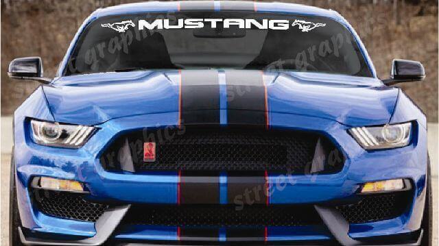 Adesivo in Vinile per Parabrezza Brandizzato per Musclecar Musclecarmodel GT